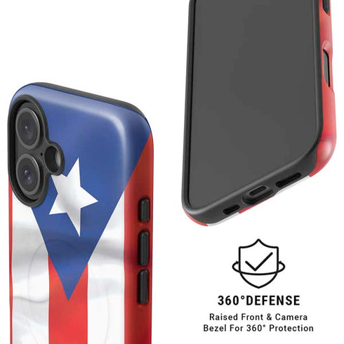 Puerto Rico Flag iPhone 17 Magsafe Impact Case